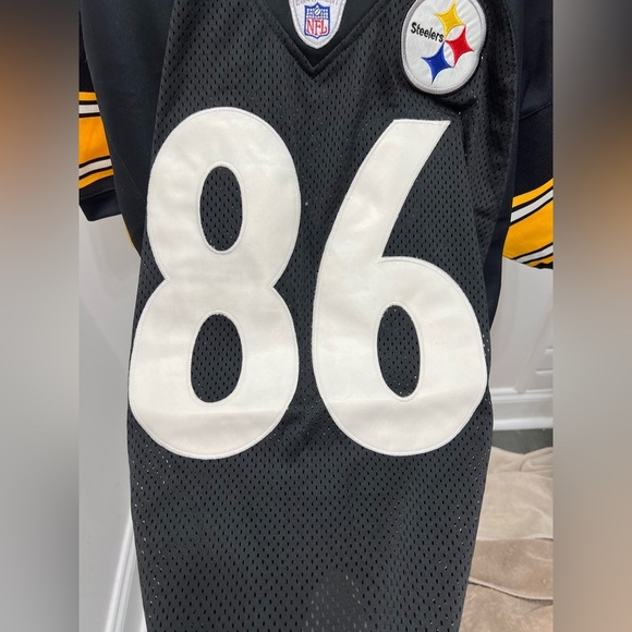 Hines Ward 86 Black and Yellow Football Jersey - Picture 2 of 8